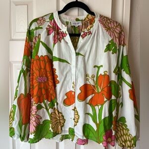 Olivia James Floral Blouse XS